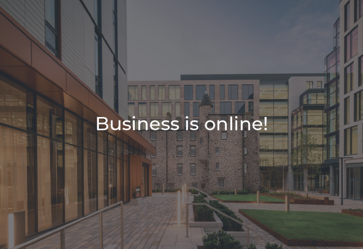 Business is online!