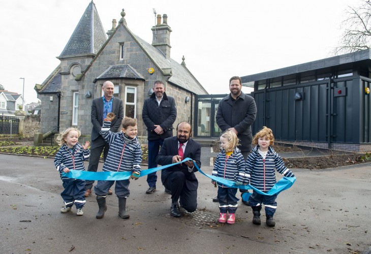 Official opening of two of Aberdeen City Council's new outdoor learning settings